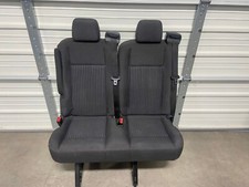2015-2026 Ford Transit Oem Seat Black Cloth 36 Dual Passenger Recline
