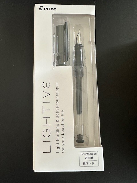 Pilot Lightive Fountainpen Fountain Black Clear Pen Japan Pilot Lightive Fountainpen Fountain Black Clear Pen Japan