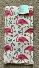 NWT FLAMINGO Terry Dual Purpose Kitchen Towel by Kay Dee Designs 16''x 26''
