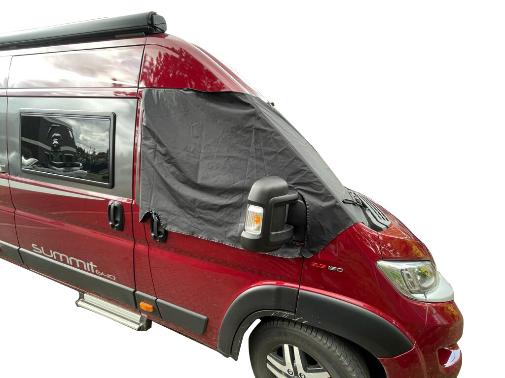 Frontscheibenabdeckung Für Wohnmobile - Faltbarer Sonnenschutz Für Fiat Ducato, Sprinter & Transit