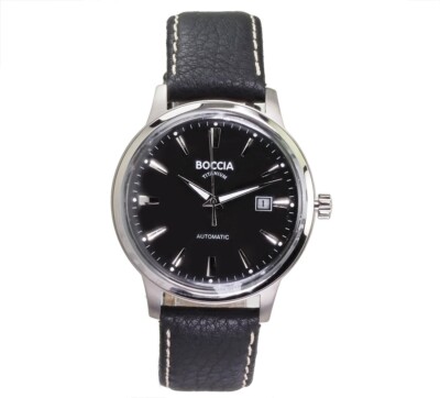 Boccia Herren Uhr Automatik Titan 3586-02 Saphirglas 42 mm Neu