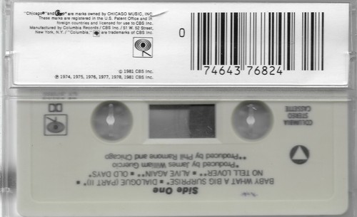 Greatest Hits, Vol. II * by Chicago (Cassette, 1981, Columbia) - Picture 2 of 2