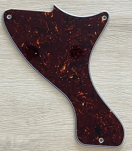 Pick Fits Gibson LP Jr. Les Paul Junior Style Guitar Pickguard,Brown Tortoise
