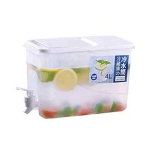 4L Drinks Dispenser Milk Dispenser Fridge Water Dispenser With Tap Fridge Jug