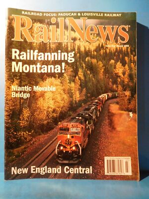 RailNews #412 1998 März New England Central Niantic bewegliche Brücke P&L