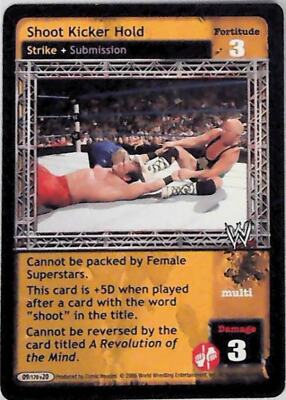 Raw Deal CCG Shoot Kicker Hold - Great American Bash