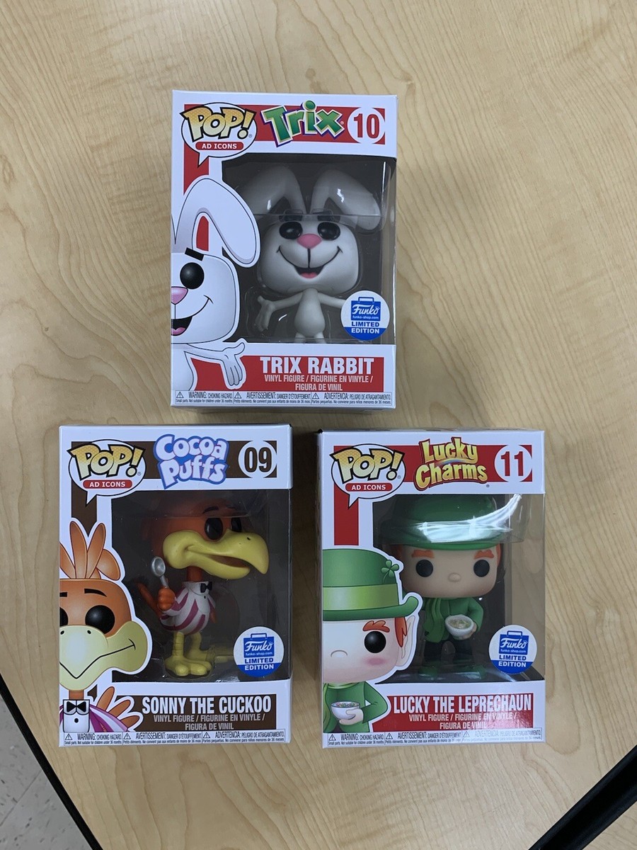 Ad Icons 3 Set Cocoa Puffs #09 Trix #10 Lucky Charms #11