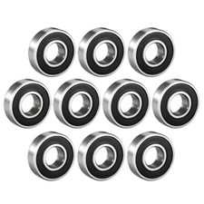 10-30pcs 6001-2RS Deep Groove Ball Bearings 12x28x8mm Double Shielded ABEC1 Z1