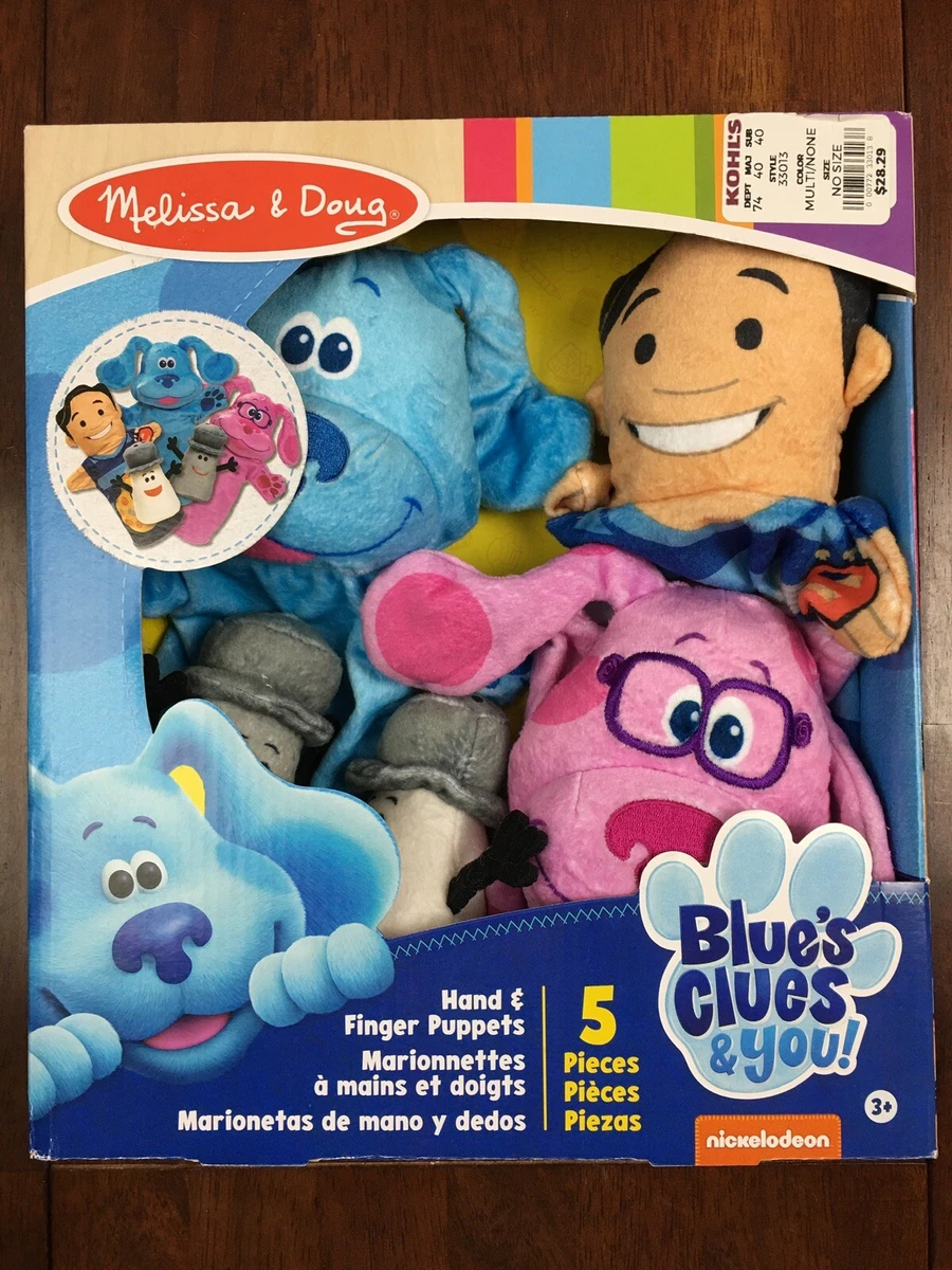Blue's Clues You! Hand Finger Puppets Melissa Doug, 40 OFF