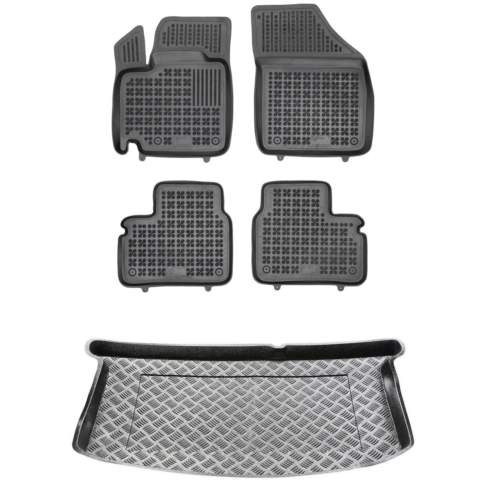 Tapis de coffre en PE et tapis de sol Suzuki IGNIS I anti-humidité