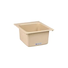 Mustee 11BN Utility Sink 17-Inch x 20-Inch Bone
