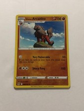 Pokemon Card Lost Origin Reverse Holographic Hisuian Arcanine 084/196 NM