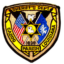 CADD0 PARISH LOUISIANA LA Sheriff Police Patch STATE FLAG US FLAG