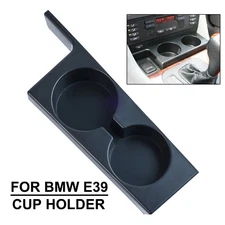 Car Center Console Double Cup Holder Floor Drink Storage Organizer For BMW E39.
