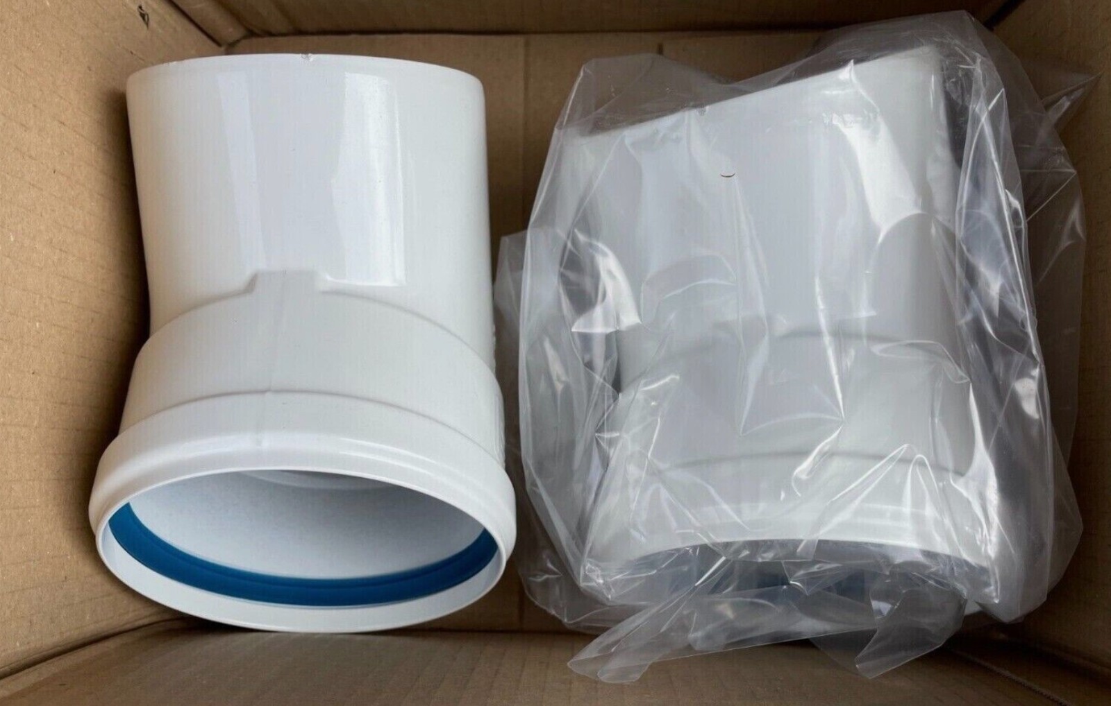 Ideal Evomax Imax W80 Boiler 45° Degree Flue Elbow Bend 100mm 158776 (Pair)