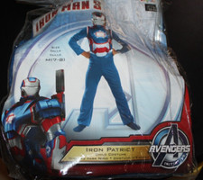 New Marvel Iron Man 3 Boys size M 7-8 Halloween Costume Disguise NIP Out J 9