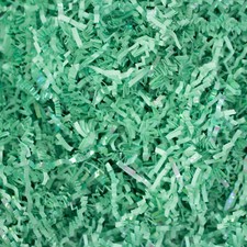 Crinkle Cut Paper Shred Filler 1 LB for Basket Filling - Diamond Mint Green