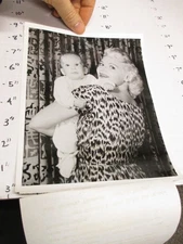 CBS TV studio show promo photo 1955 Florence Halop MEET MILLIE baby Benita