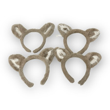 Great Wolf Lodge Wolf Ears Lot of 4 Headbands Gray Souvenir