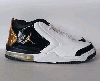 Nike Air Jordan Big Fund Premium White Metallic Gold Men s Size 12 CI2216100 NEW