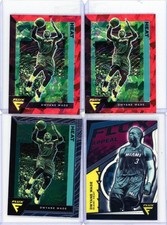 4 * DWAYNE WADE * 2020-21 FLUX RED CRACKED ICE HOLO + FLUX APPEAL INSERT 