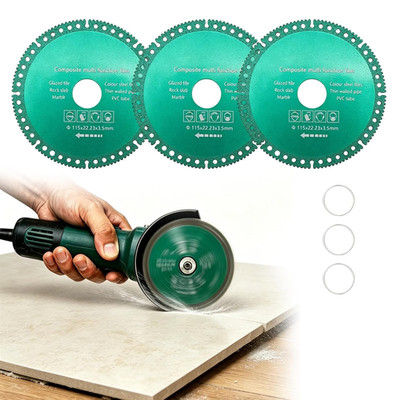 3 Pcs 4.5  Indestructible Disc for Grinder, Multipurpose Cutting & Grinding