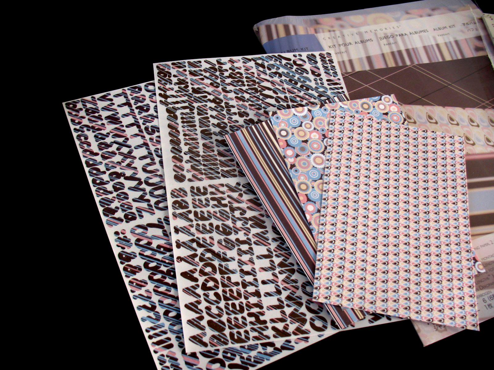 Lot ABC Confections, Toppings, 10x12 and 2 Mini, Page Completion Kit