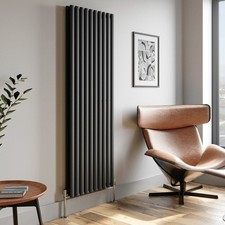 Anthracite Designer Radiator Vertical Horizontal Flat Panel Oval Column Rads