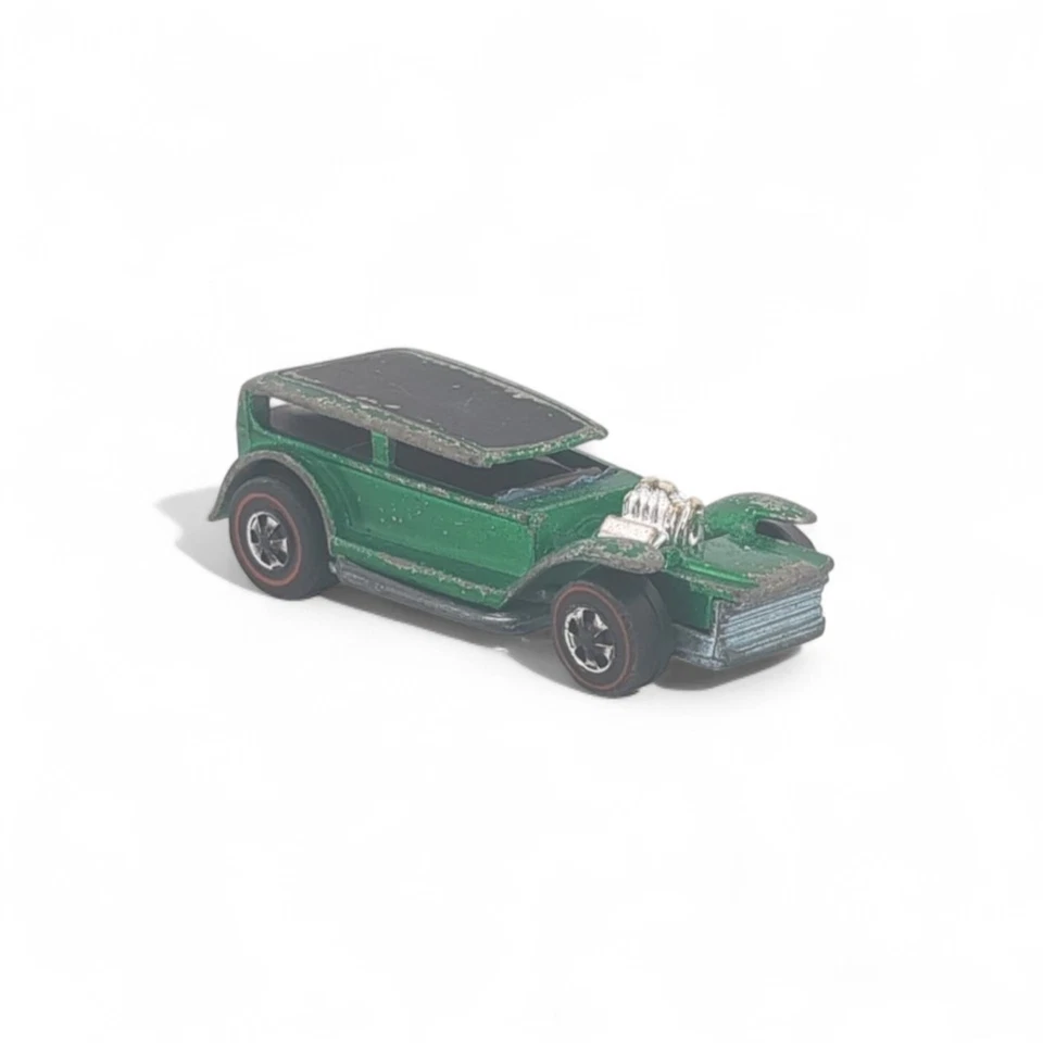 Hot Wheels Redline THE DEMON Green Vintage Mattel 1969 - Image 2 of 4