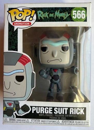 FUNKO POP! Animation RICK & MORTY PURGE SUIT RICK VINYL #566 (2020)