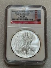 2012 (S) SILVER EAGLE  NGC MS 69 EARLY RELEASES ~~ RARE GOLDEN GATE BRIDGE LABEL