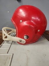 VINTAGE WILSON FOOTBALL HELMET RED YOUTH F2140 MEDIUM MADE IN THE USA 1960’s