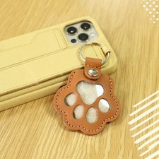 Pet Memorial Hair Keepsake Memorial Pet Fur Holder Keychain Brown Color