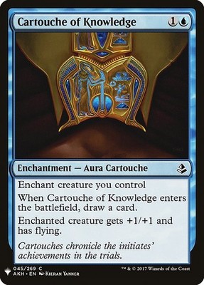 [MTG] Cartouche of Knowledge (AKH-45) (PLST) LP-HP