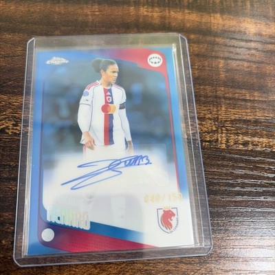 2025-26 Topps Chrome UWCL Wendie Renard Auto Aqua Refractor /199