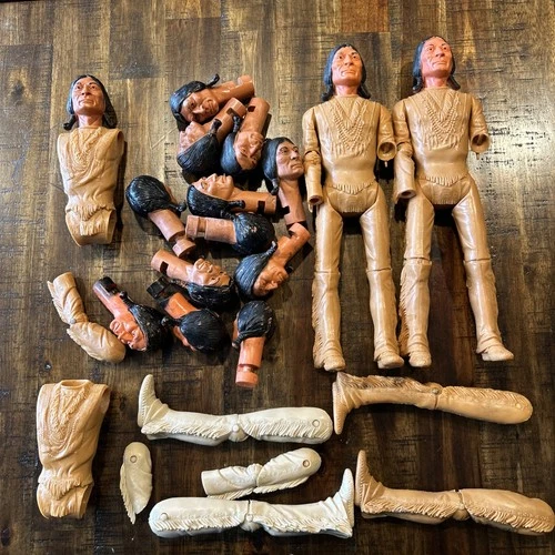 Johnny West figure Chief Cherokee parts lot