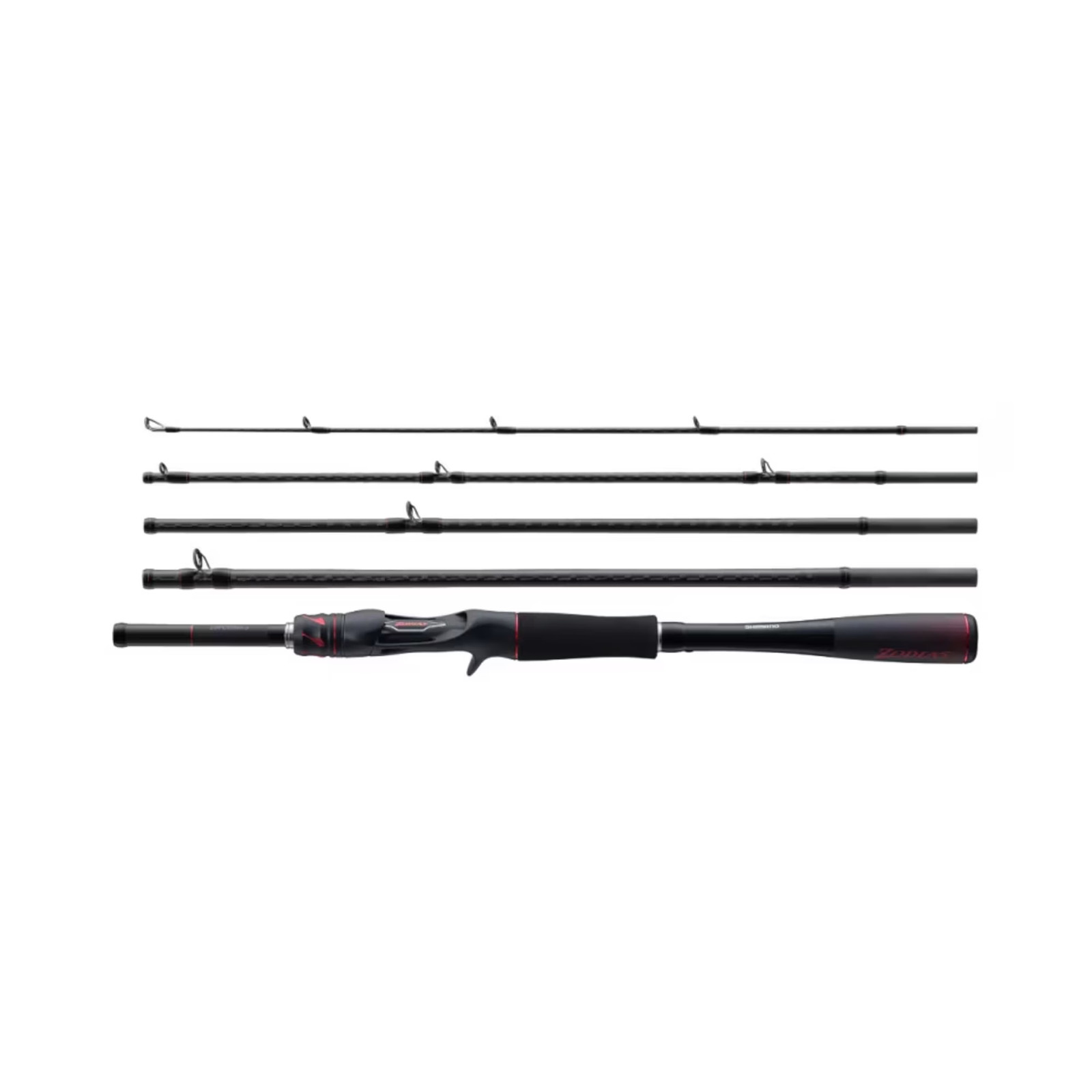 Shimano ZODIAS PACK, Freshwater, Travel, Spinning, 6'8", 5 pcs, (ZDPS68ML5) F...
