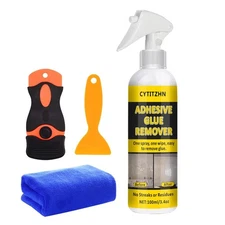 Adhesive Remover - Powerful Sticker & Glue Remover Spray for Cars, Removes La...