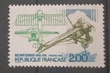 TIMBRE FRANCE ROLAND GARROS MORANE SAULNIER N° 2544 NEUF** 1988