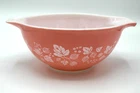 Vintage Pyrex Pink Gooseberry #442 Medium Tabbed Cinderella Mixing Bowl Nesting