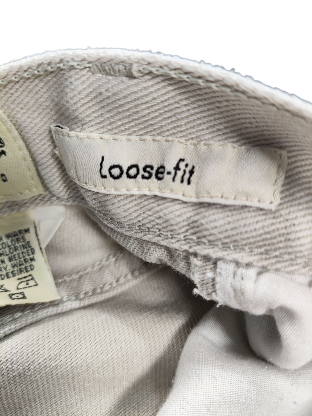 Eddie Bauer Loose Fit Jeans Women's Size 14 29W 31L Beige Relaxed Cowgirl Wester image 8
