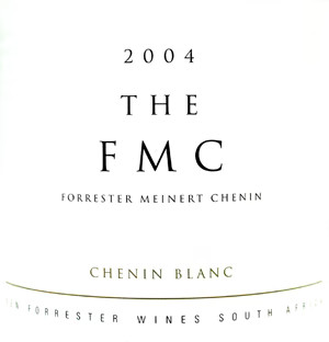 Ken Forrester - The FMC Chenin Blanc (Forrester Meinert) 2023 (750ml)