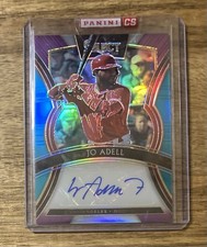2020 Panini Select Baseball Jo Adell Tri-Color Prizm Signatures /49 #s-ja