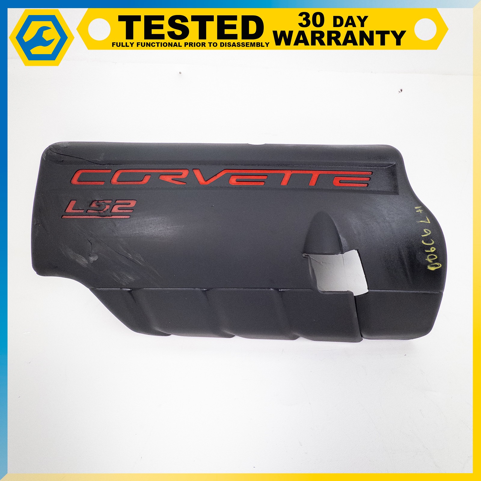 05-13 CHEVROLET CORVETTE C6 6.0L LS2 LEFT SIDE ENGINE COVER INTAKE MANIFOLD OEM