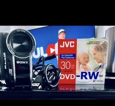 Sony Handycam DCR-DVD810 Hybrid Plus Digital Camcorder Bundle - Tested Works  