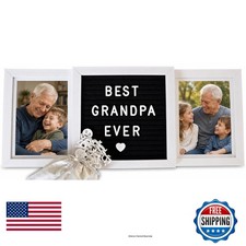 Oak Letters Personalized Grandparents Picture Frame Gift From Grandkids Photo