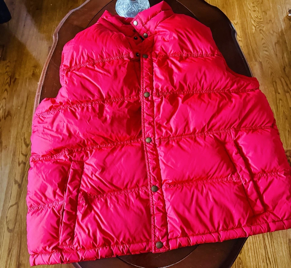 CUATRO NUEVOS CHALECOS ABOMBADORES DE PLUMÓN, Gerry, Lands End, Colorado, XL y XXL Foto 3 de 4