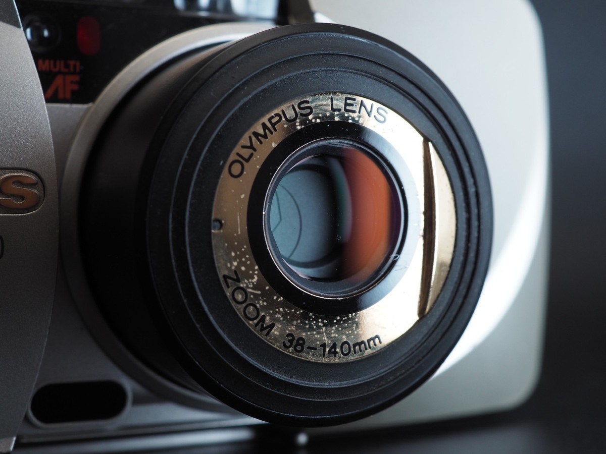 Olympus µ mju stylus Zoom 140 DLX DELUXE Film Camera From JAPAN