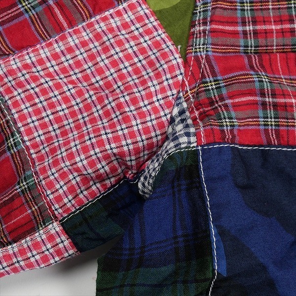 A BATHING APE Patchwork Multi Polo Shirt, Long Sl… - image 3