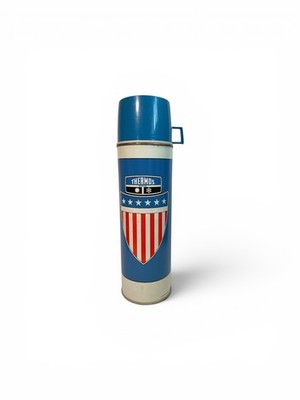 King-Seeley Red White & Blue Thermos 1975 Patriotic
